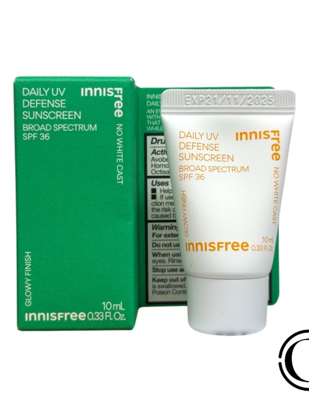 LOT OF 5 Innisfree Daily UV Defense Mineral Sunscreen SPF 36 - 1.65 oz TOTAL - Picture 2 of 4